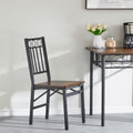 Dining Assemble Metal& Wood Seat Modern Style For