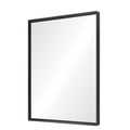 Glossy Black Bathroom Mirrors For Wall 48x30inch