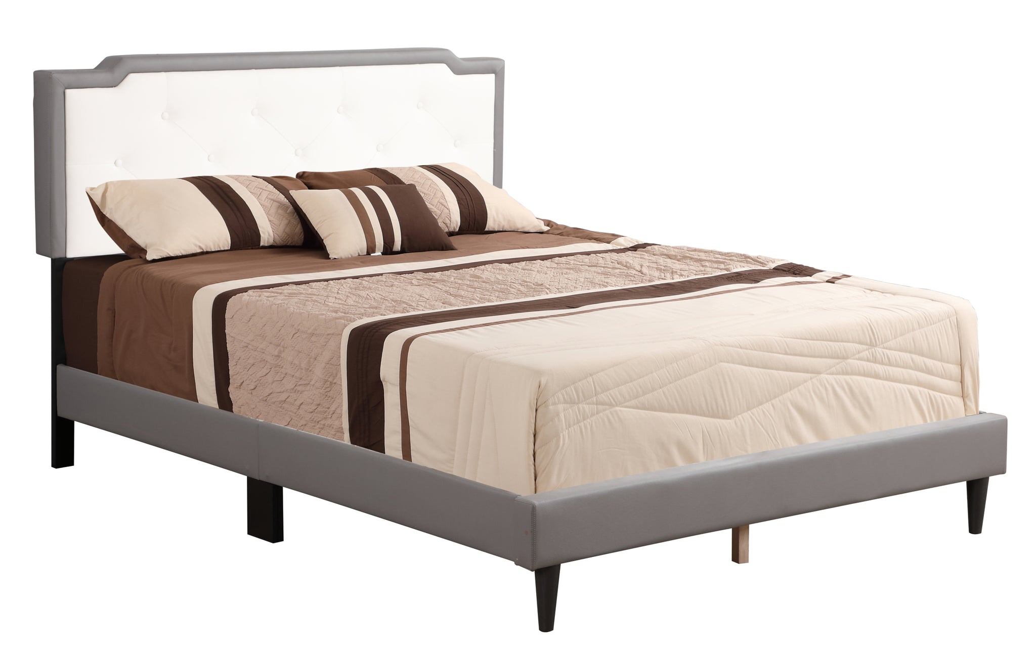 Deb G1121 FB UP Full Bed All in One light grey-foam-pu