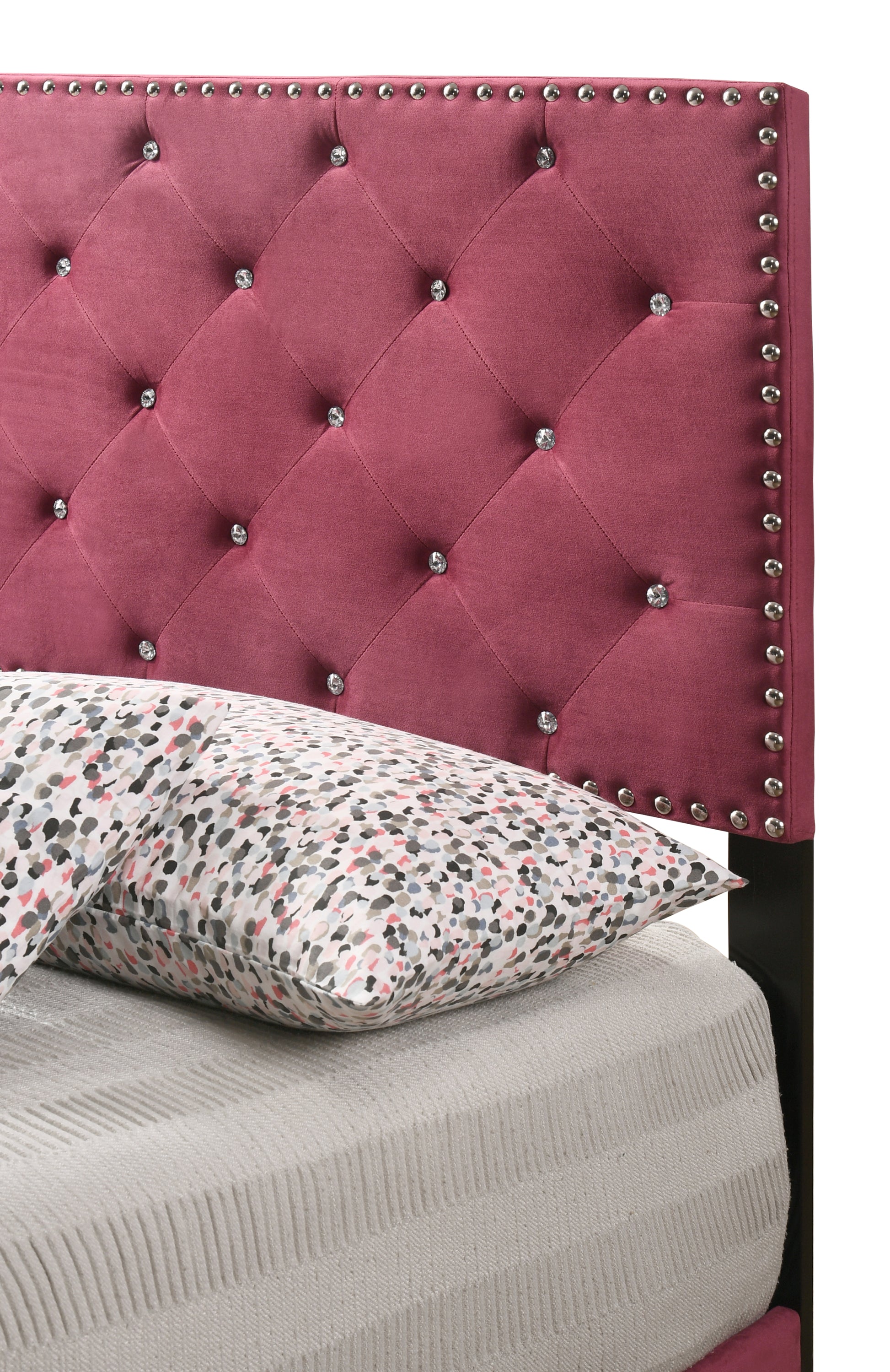 Suffolk G1403 Tb Up Twin Bedcherry Cherry Foam Velvet