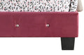 Suffolk G1403 Tb Up Twin Bedcherry Cherry Foam Velvet