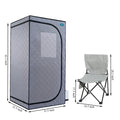 Portable Grey Mini Plus style Steam Sauna tent