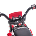 12V Kids Ride On Toy Motorcycle, Electric Motor Toy Bike With Training Wheels For Kids 3 6, Red Red Polypropylene