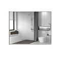 40x30inch Glossy White Rectangular Wall Mounted