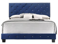 Suffolk G1405 Qb Up Queen Bednavy Blue Navy Blue Foam Velvet