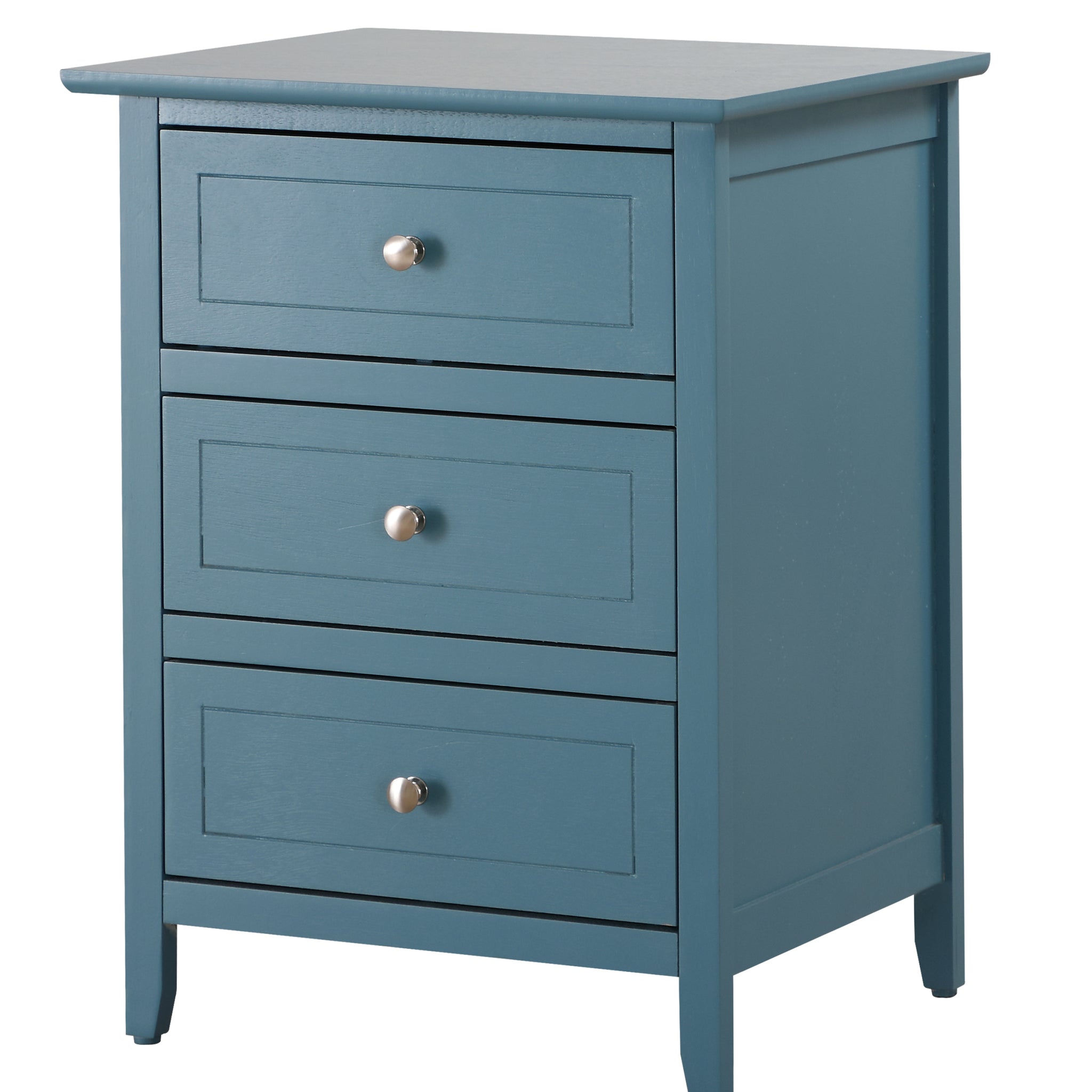 Daniel G1316 N 80 3 Drawer Nightstandteal Teal 3 Drawers Dovetail Joints Particle Board