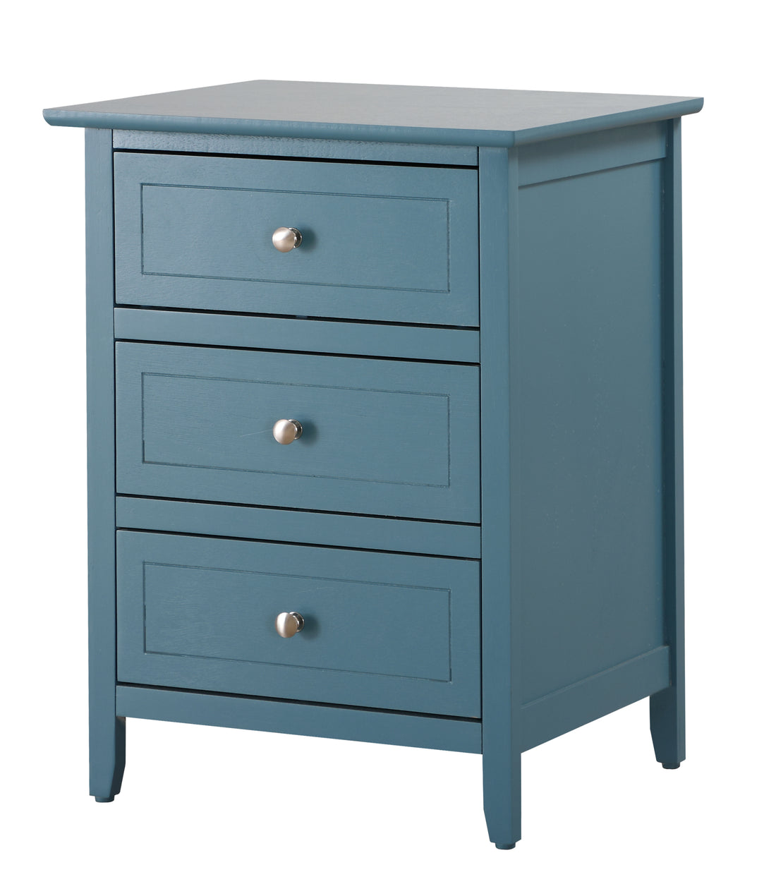 Daniel G1316 N 80 3 Drawer Nightstandteal Teal 3 Drawers Dovetail Joints Particle Board