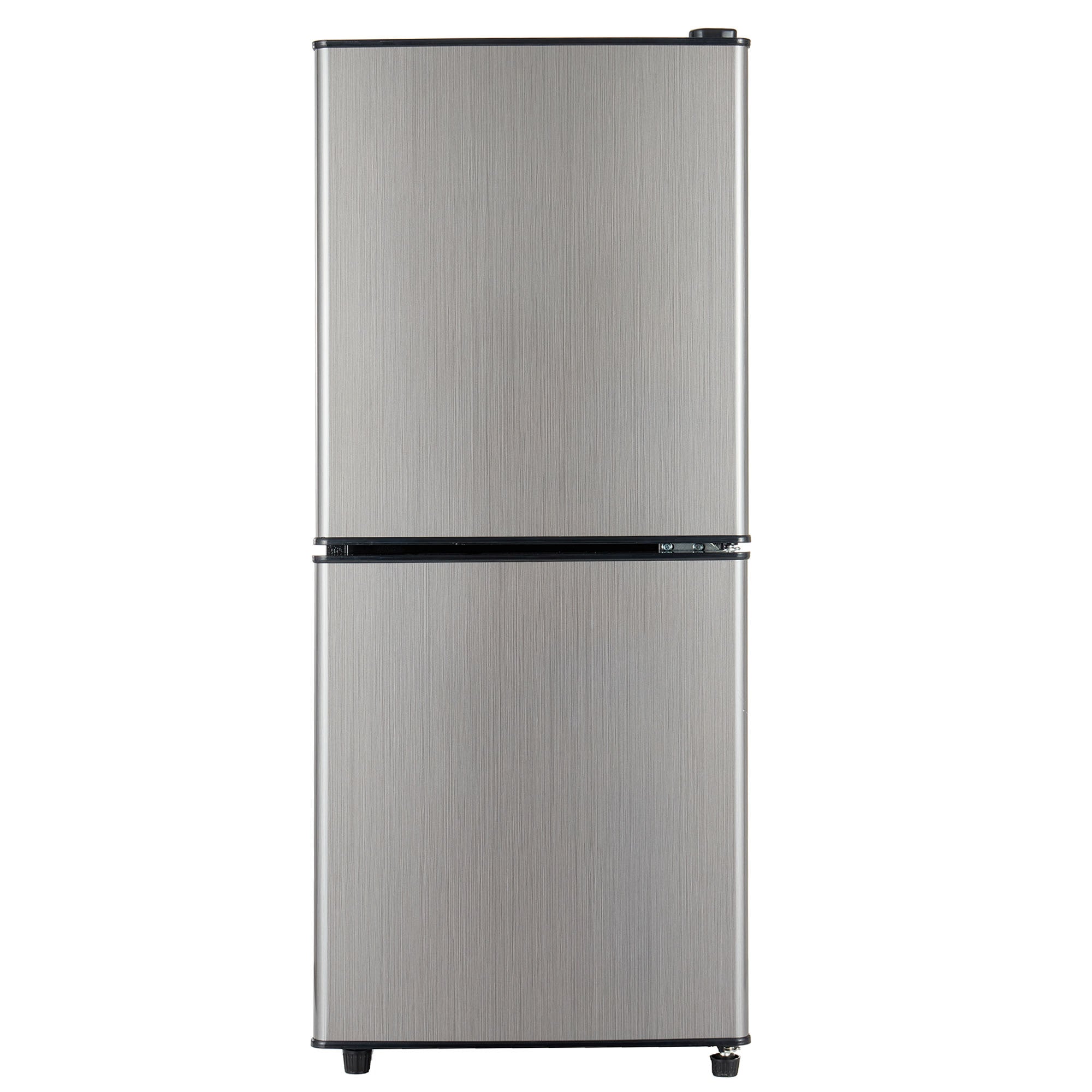 3.6Cu.Ft Dual Zone Refrigerator, 2.2 1.4Cu.Ft 4 Star black-iron