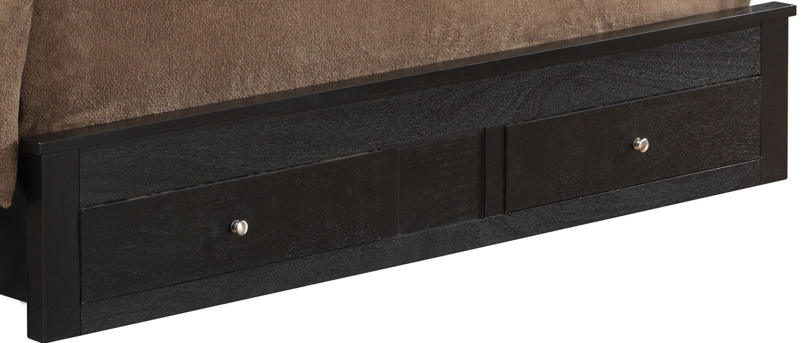 Burlington G2450C Fsb Full Storage Bedblack Box Spring Not Required Full Black Particle Board