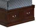 Louis Phillipe G3125B Tsb Twin Storage Bedcappuccino Box Spring Not Required Twin Cappuccino Partice Board Mdf Pine Wood