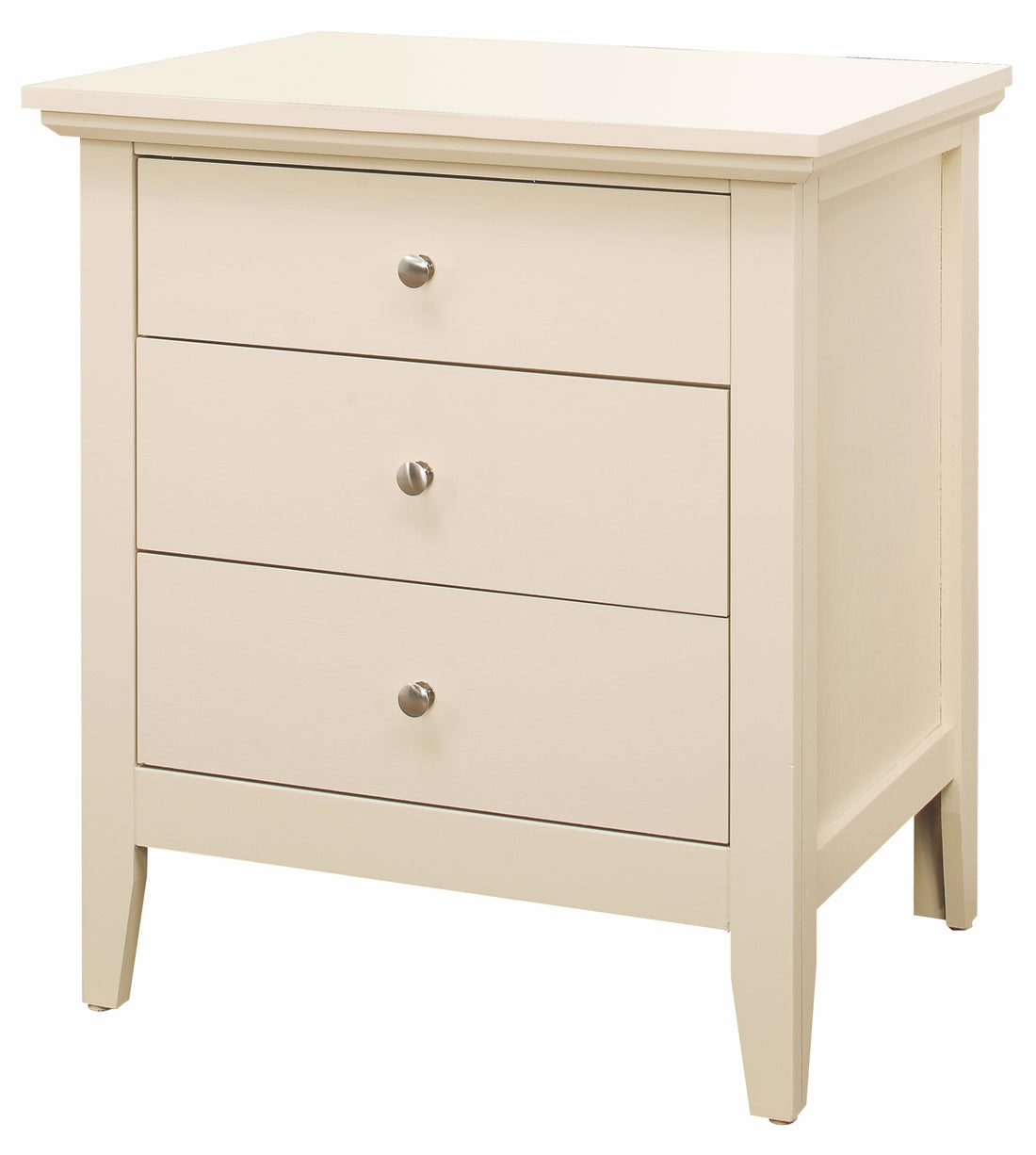 Hammond G5475 N 3 Drawer Nightstandbeige Beige Particle Board