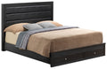 Burlington G2450C Qsb Queen Storage Bedblack Box Spring Not Required Queen Black Particle Board