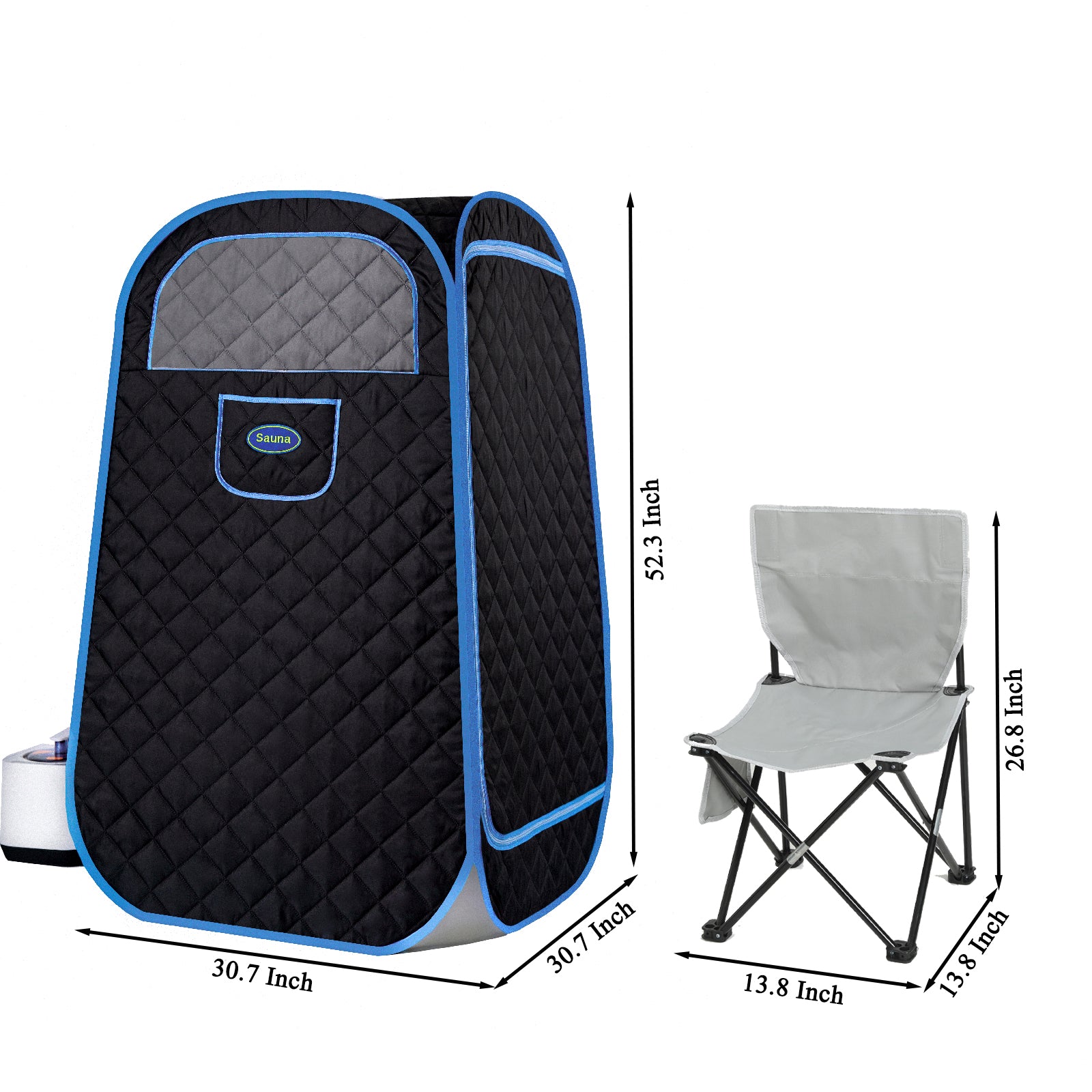 personal sauna tent Portable Folding Full Size Steam Sauna With 1000W&2.2L Steam Generator