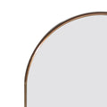 Gold 63X20 Inch Metal Arch Stand Full Length Mirror Gold Classic Mdf Glass Aluminium Alloy