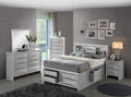 Marilla G1503G Ksb3 King Storage Bedsilver Champagne Champagne Particle Board