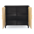 Cabinets Black Solid Wood Mdf