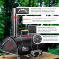 Black Pizza Oven Outdoor 12