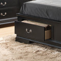 Louis Phillipe G3150D Fsb2 Full Storage Bedblack Black Particle Board