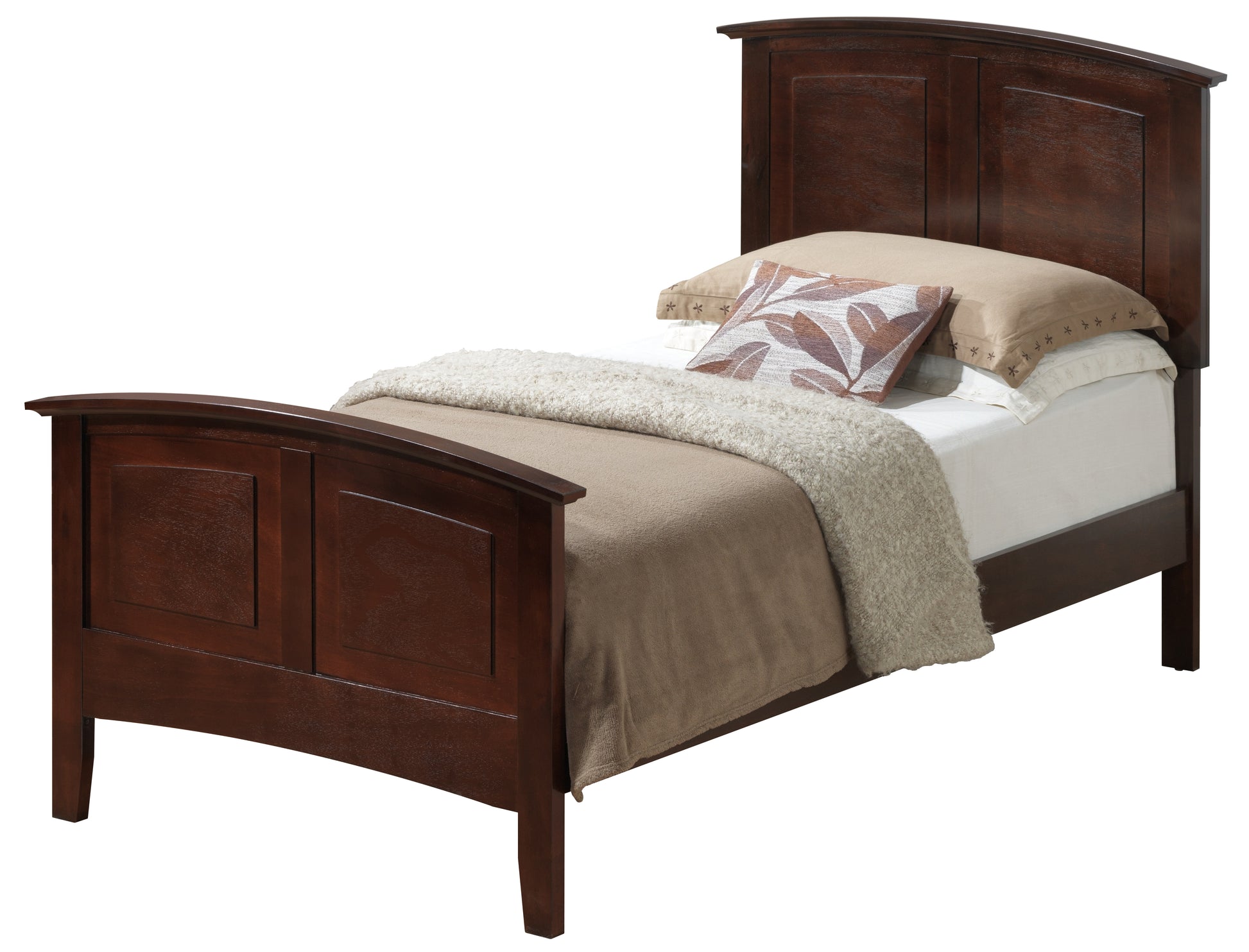Hammond G5425A Tb Twin Bed 2 Boxes Cappuccino Beige Particle Board