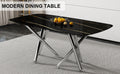 Large Modern Minimalist Rectangular Dining Table With 0.39 