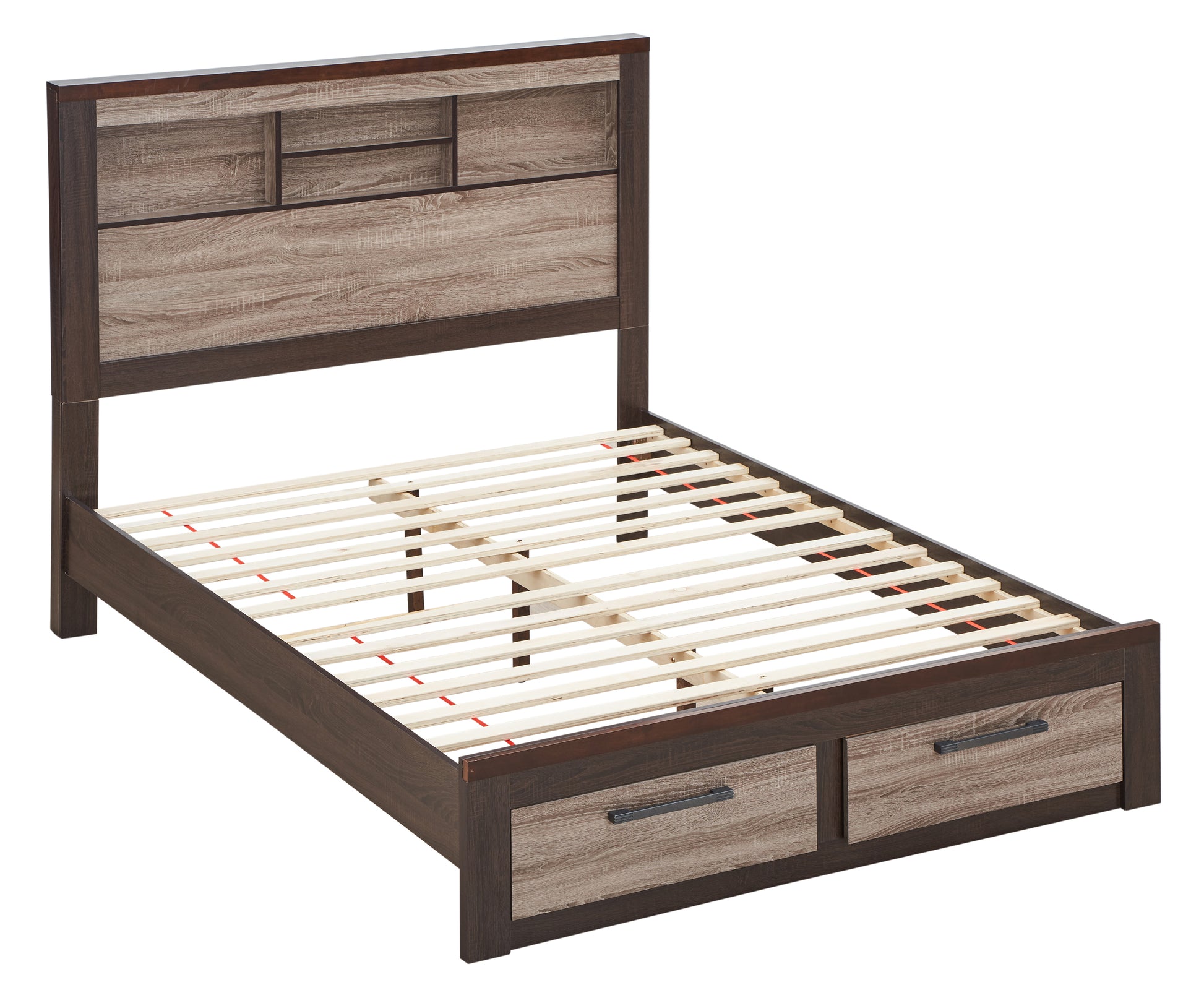 Magnolia G1400B Kb King Bedgray Brown Gray Mdf