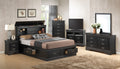 Louis Phillipe G3150B Qsb Queen Storage Bedblack Black Particle Board