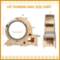 Cat Wheel 6 In 1 Cat Exercise Wheel,Upgraded Cat Wheel Exerciser For Indoor Cats,Large Cat Treadmill,Cat Running Wheel With Silent Wheel,Cat Walking Wheel Cat Furniture Cat Toys Natural Wood Wood