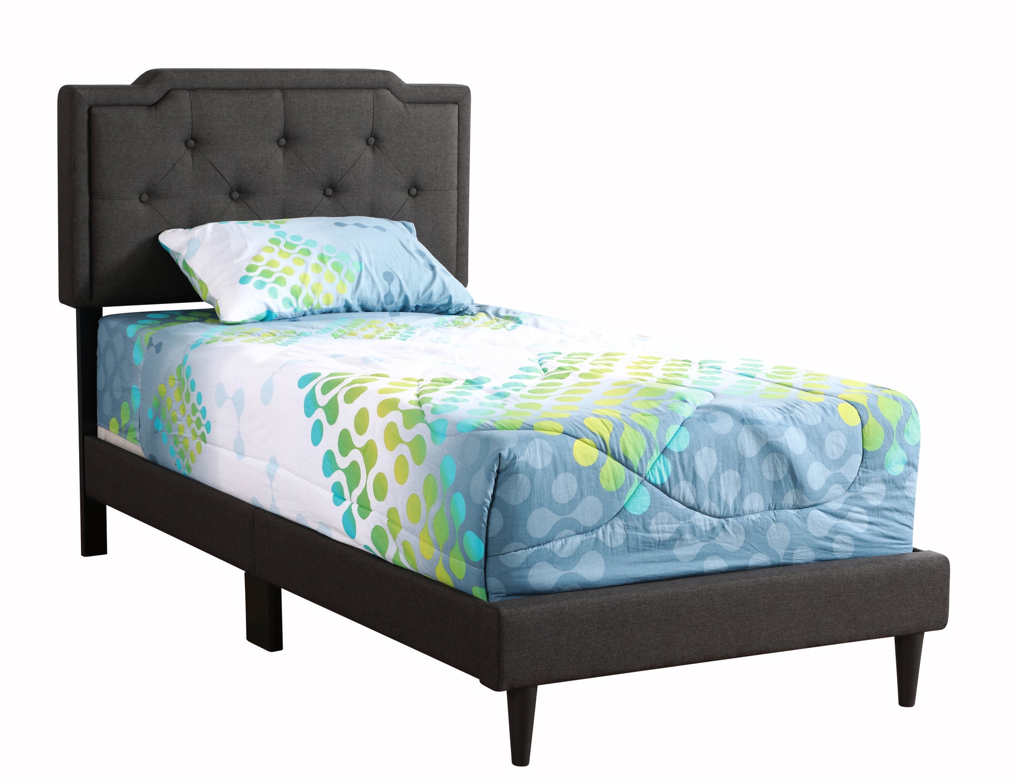 Deb G1106 TB UP Twin Bed All in One black-foam-fabric