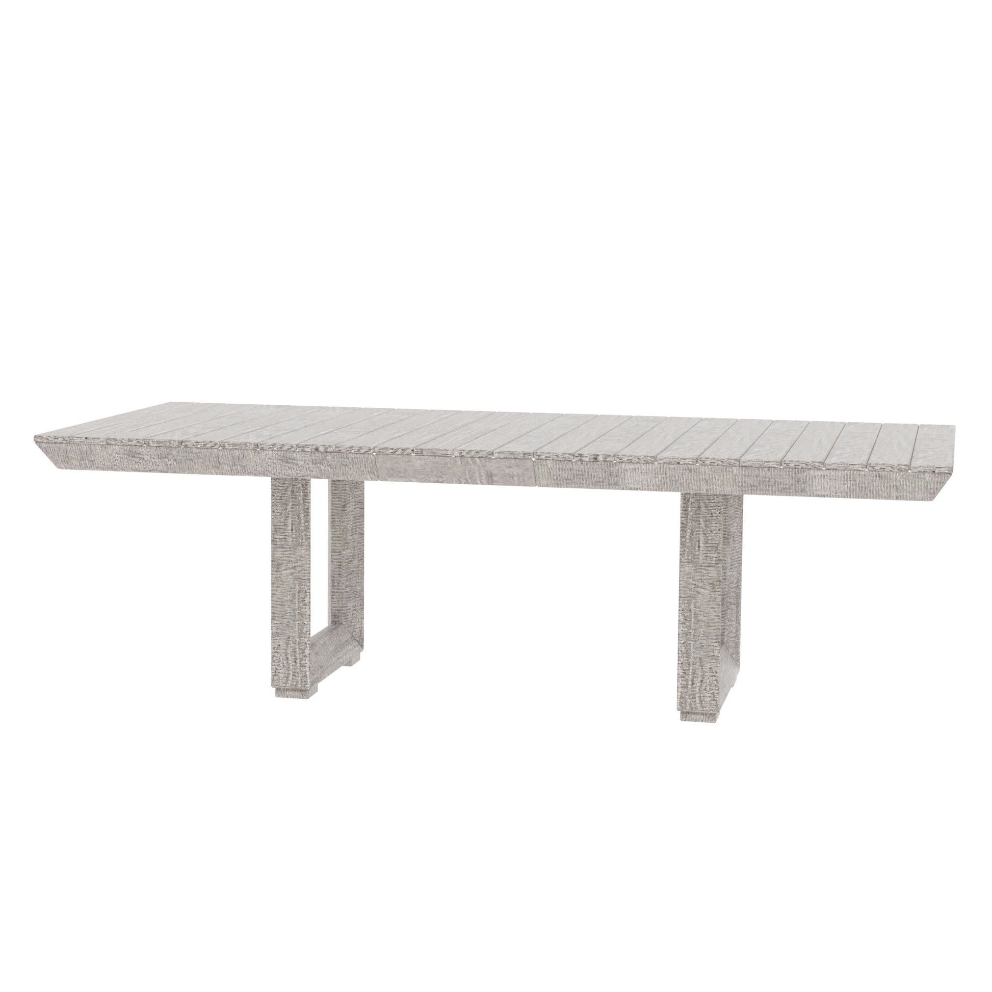 98" Rectangular Dining Table Stretchable Farmhouse Dining Table For Dining Room, Home Office Gray Gray Foam Mdf