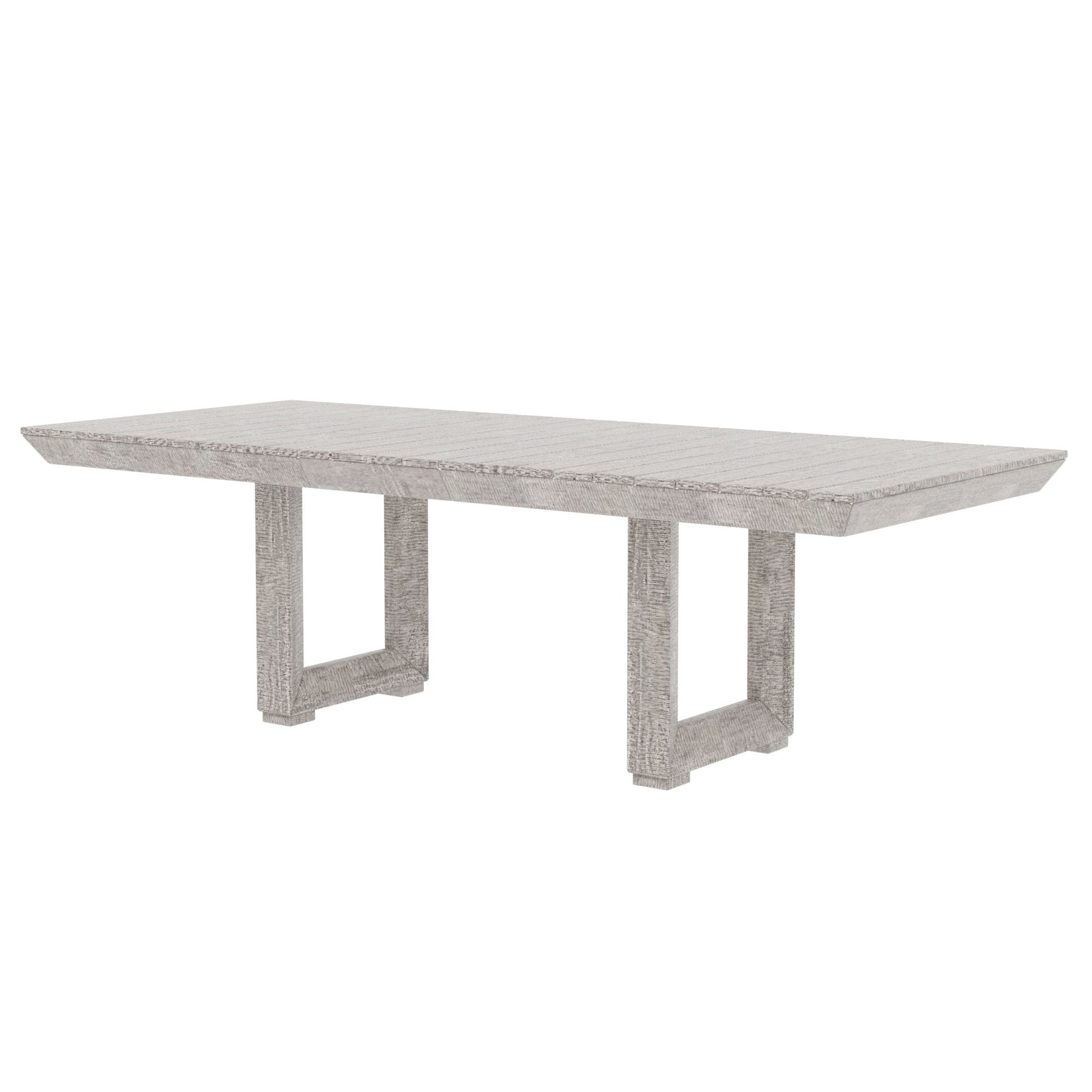 98" Rectangular Dining Table Stretchable Farmhouse Dining Table For Dining Room, Home Office Gray Gray Foam Mdf