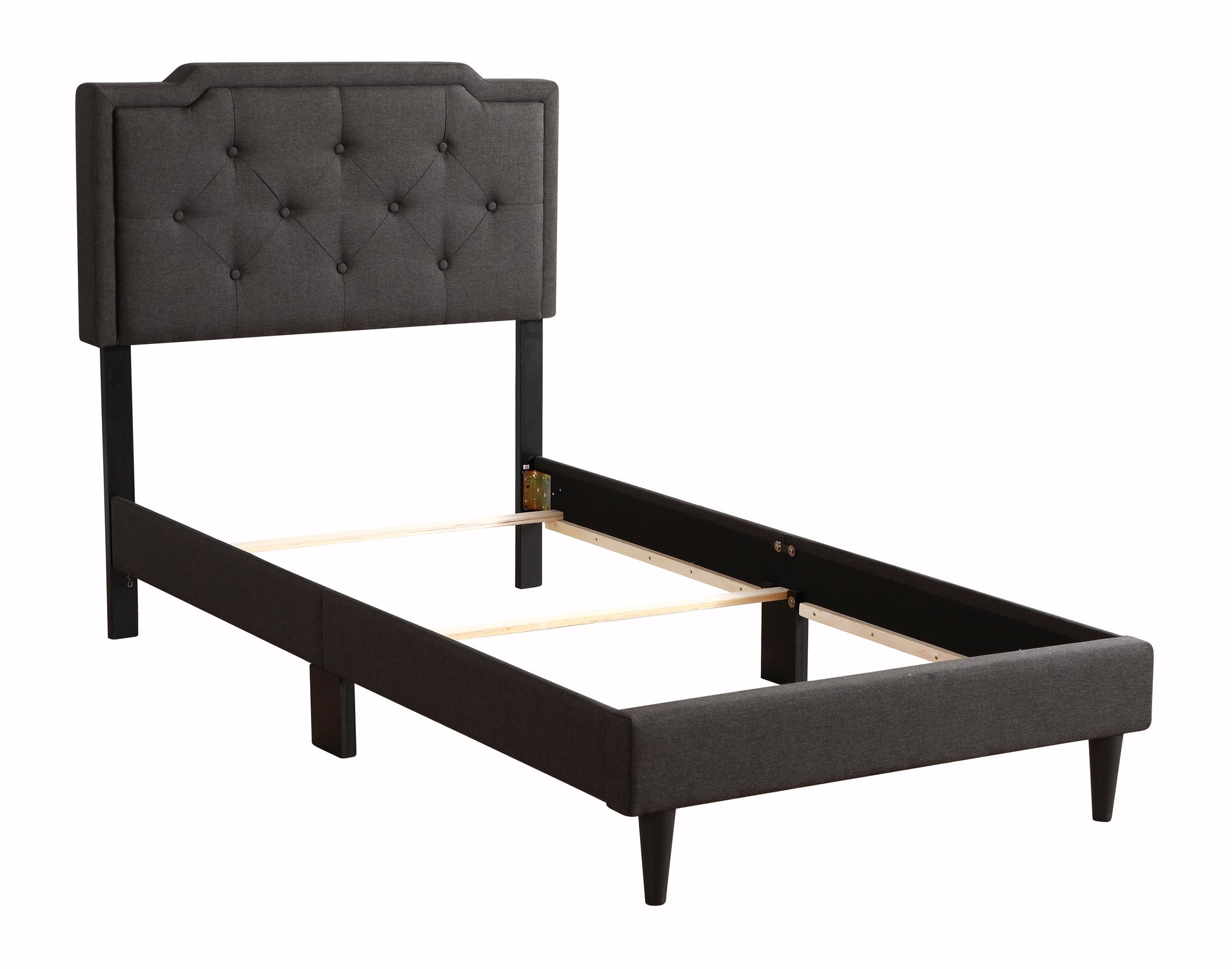 Deb G1106 Tb Up Twin Bed All In One Boxblack Black Foam Fabric