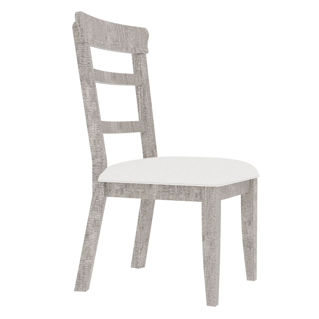 Upholstered Pine Wood Dining Chairs 19.1*24*37.4Inch Set Of 2, Dining Room Kitchen Side Chair Ladder Back Side Chairs Gray Gray Pine