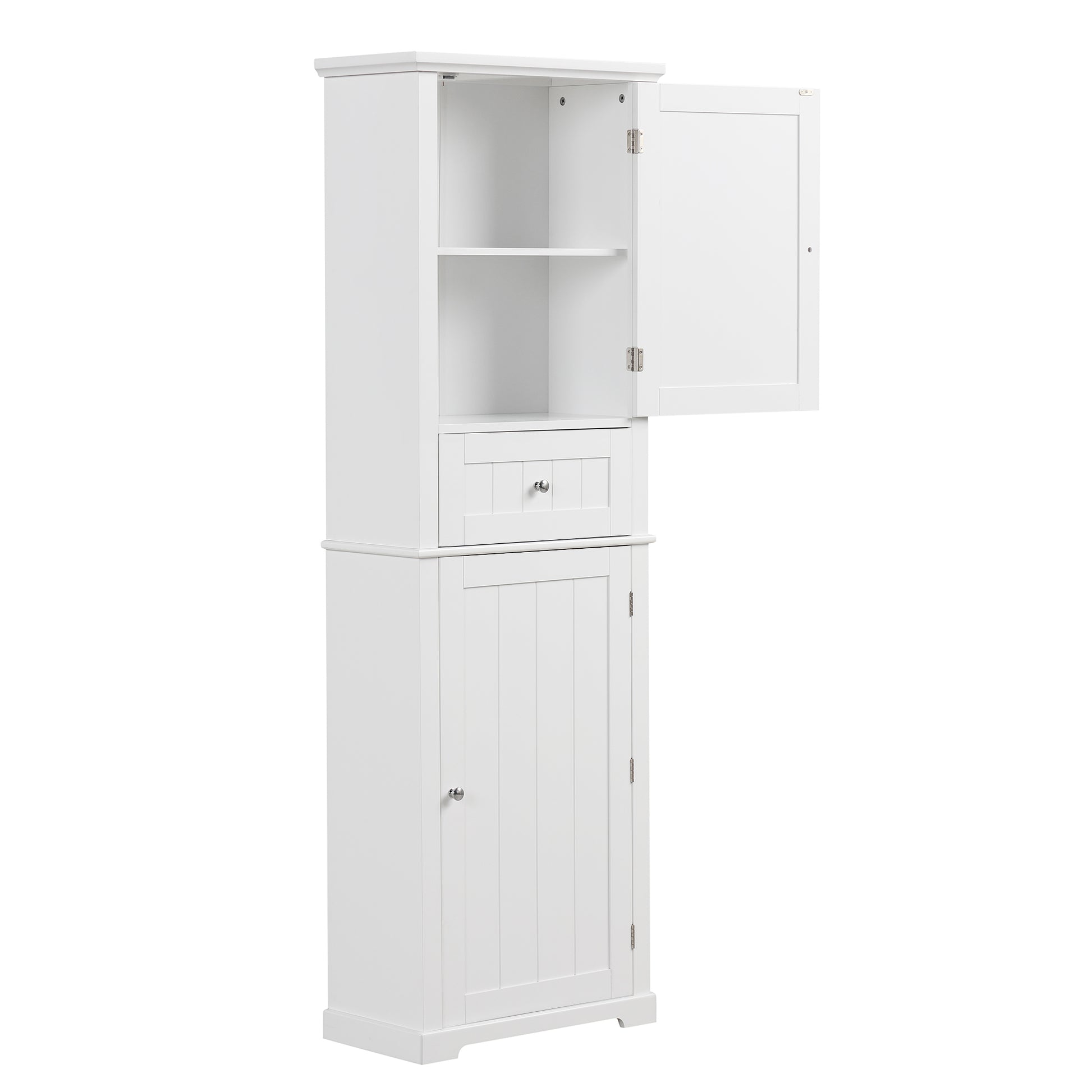 Tall Bathroom Storage Cabinet, Freestanding