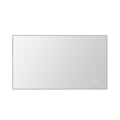 bathroom led mirror is multi functional and each matt black-aluminum