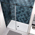 Glass Shower Door, Sliding Door, With 5 16