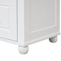 Tall Bathroom Storage Cabinet, Freestanding Storage Cabinet With Two Drawers And Adjustable Shelf, Mdf Board With Painted Finish, White White Mdf