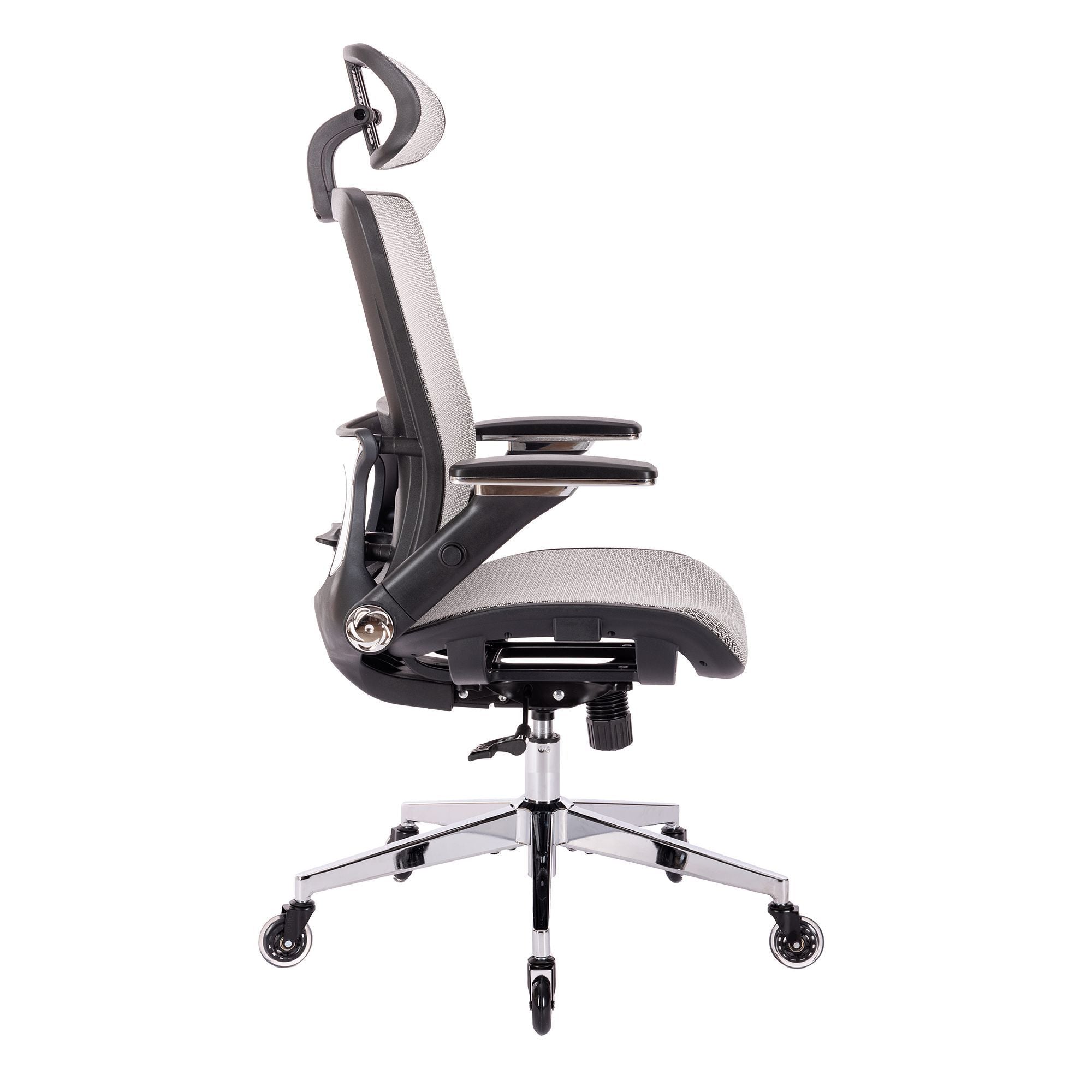 GREY Ergonomic Mesh Office Chair, High Back Adjustable black-office-american design-office