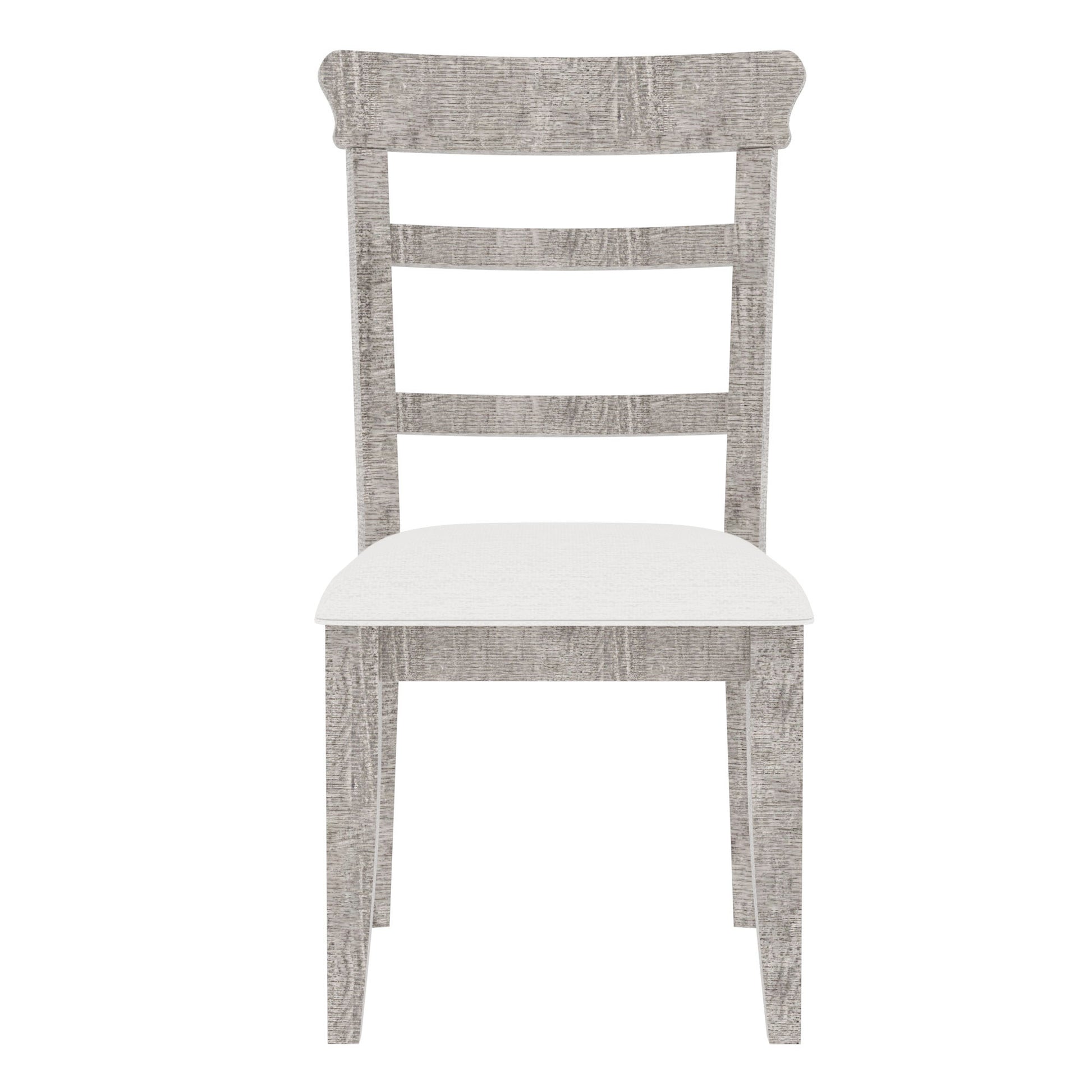 Upholstered Pine Wood Dining Chairs 19.1*24*37.4Inch Set Of 2, Dining Room Kitchen Side Chair Ladder Back Side Chairs Gray Gray Pine