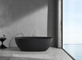 Artificial stone bathtub gray-solid surface