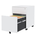 2 Drawer Mobile File Cabinet with Lock Steel File mobile file cabinets-1-2 drawers-powder