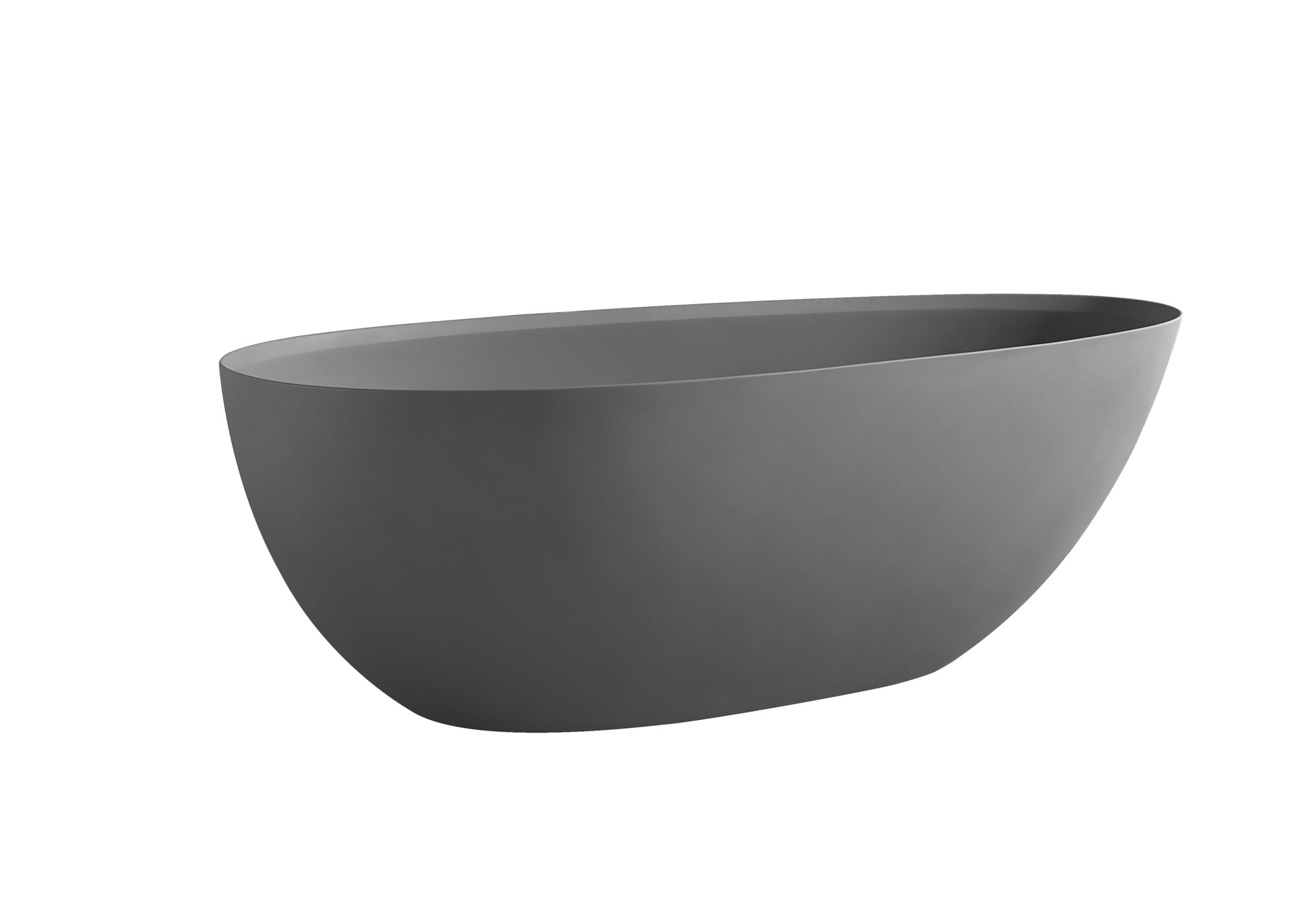 Artificial stone bathtub gray-solid surface