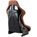 Racing Seat Brown Pu Fiberglass