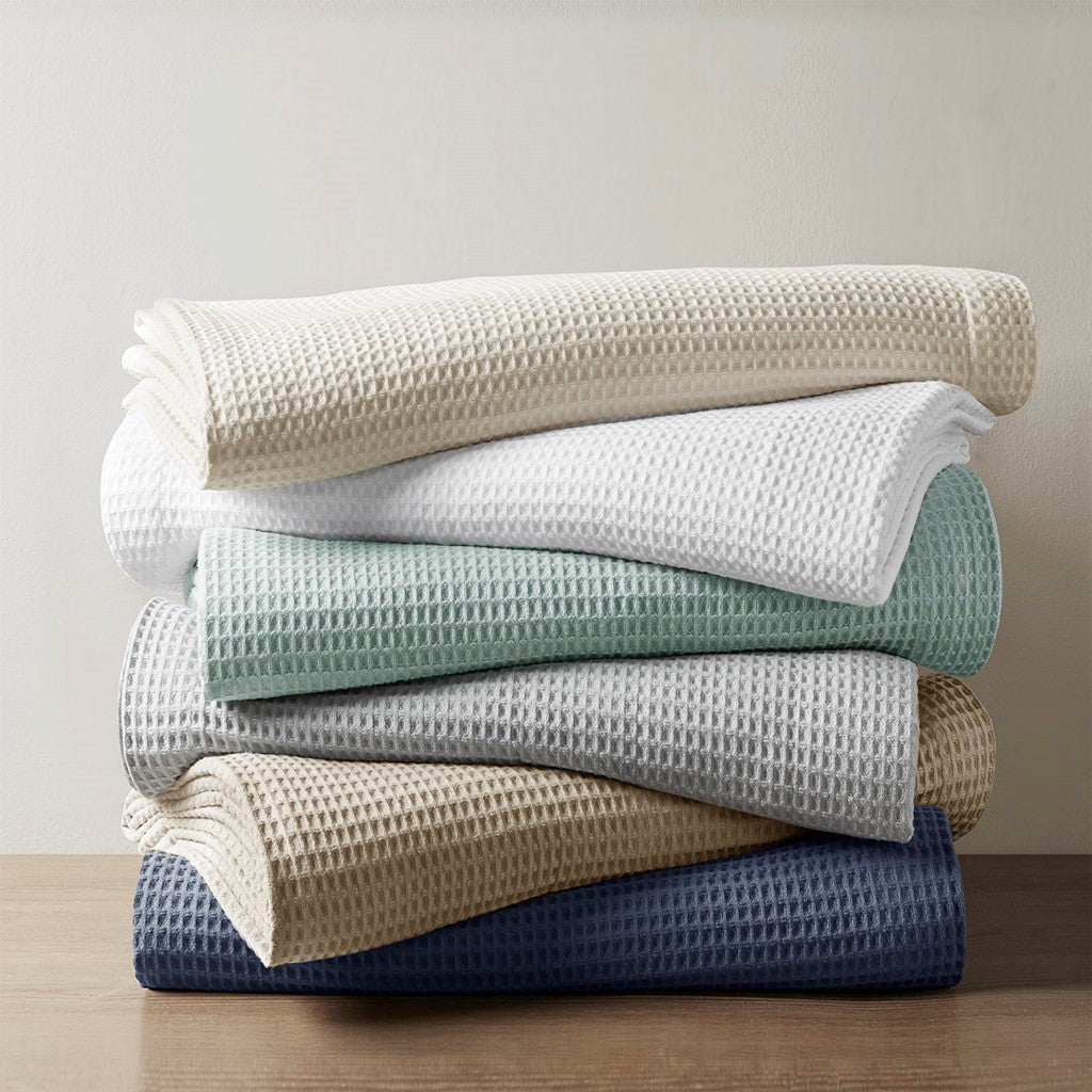 Cotton Blanket indigo-cotton