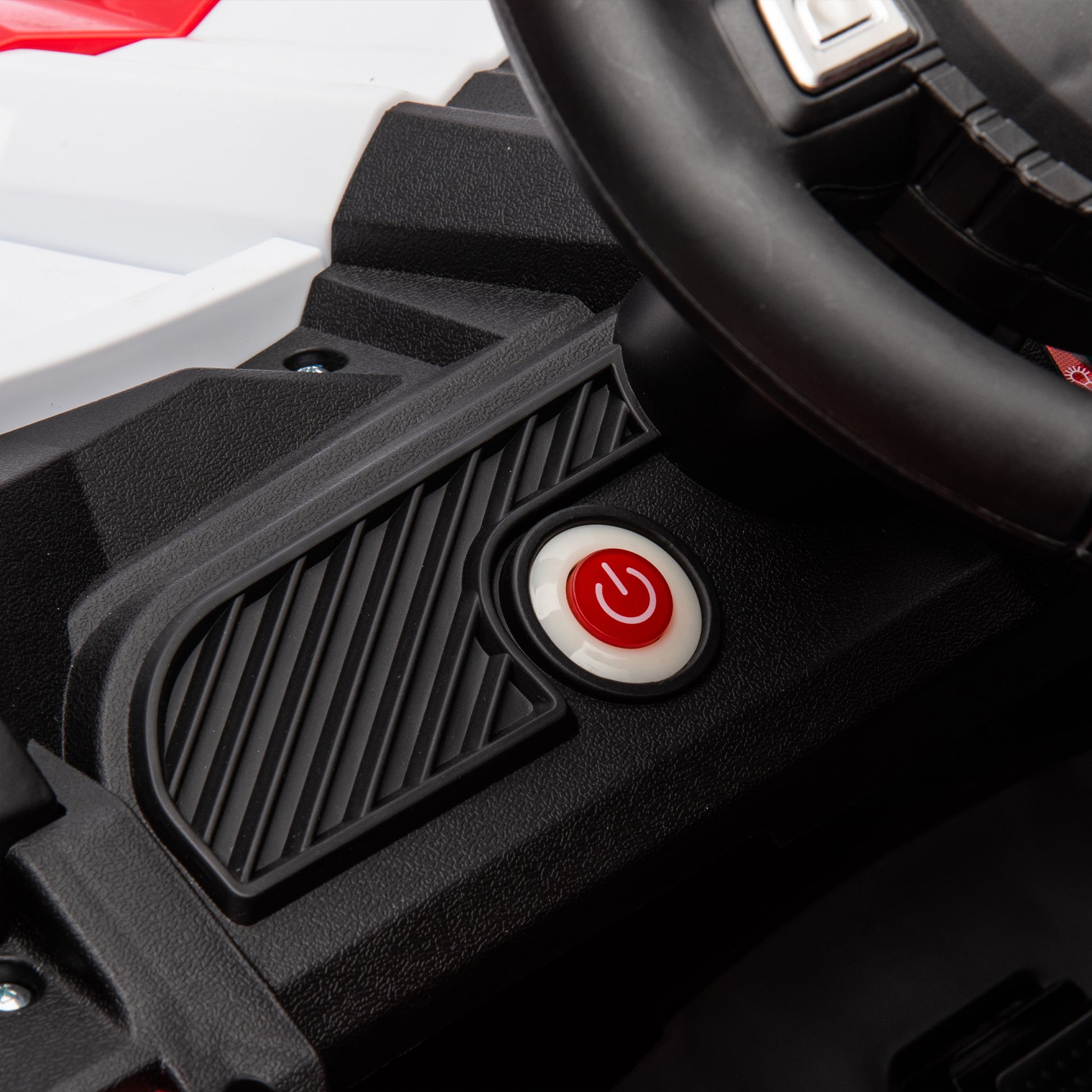 24V Ride On Xxl Utv Car For Kid,2Seater With Two Safety Belts, Side By Side 4X4 Ride On Off Road Truck With Parent Remote Control, Battery Powered Electric Car W High Low Speed, Two Safety Belts. Red Polyethylene