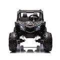 24V Ride On Xxl Utv Car For Kid,2Seater With Two Safety Belts, Side By Side 4X4 Ride On Off Road Truck With Parent Remote Control, Battery Powered Electric Car W High Low Speed, Two Safety Belts. Black Polyethylene