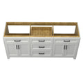 Solid Wood 72 Inch Bathroom Vanity Without Top