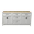 Solid Wood 72 Inch Bathroom Vanity Without Top