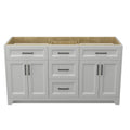 60 Inch Solid Wood Bathroom Vanity Without Top