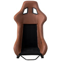 Racing Seat Brown Pu Fiberglass