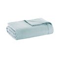 Blanket light blue-cotton